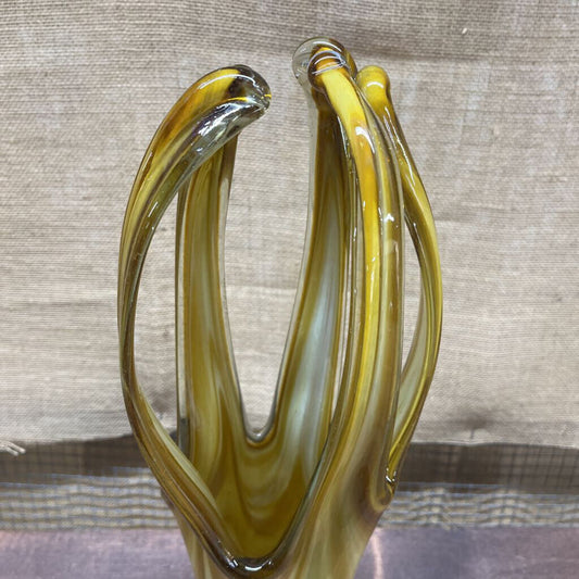 Glass Swung Vase 5 Finger #210