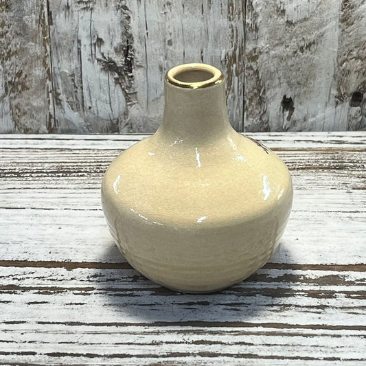 Hand-Painted Japanese Satsuma Mini Bud Vase 1950s-1970s #239