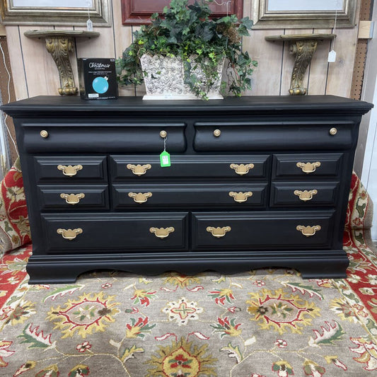 Black 6 Drawer Dresser
