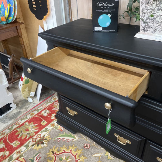 Black 6 Drawer Dresser