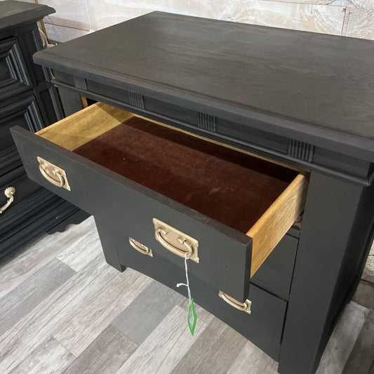 Black Pair of Nightstands