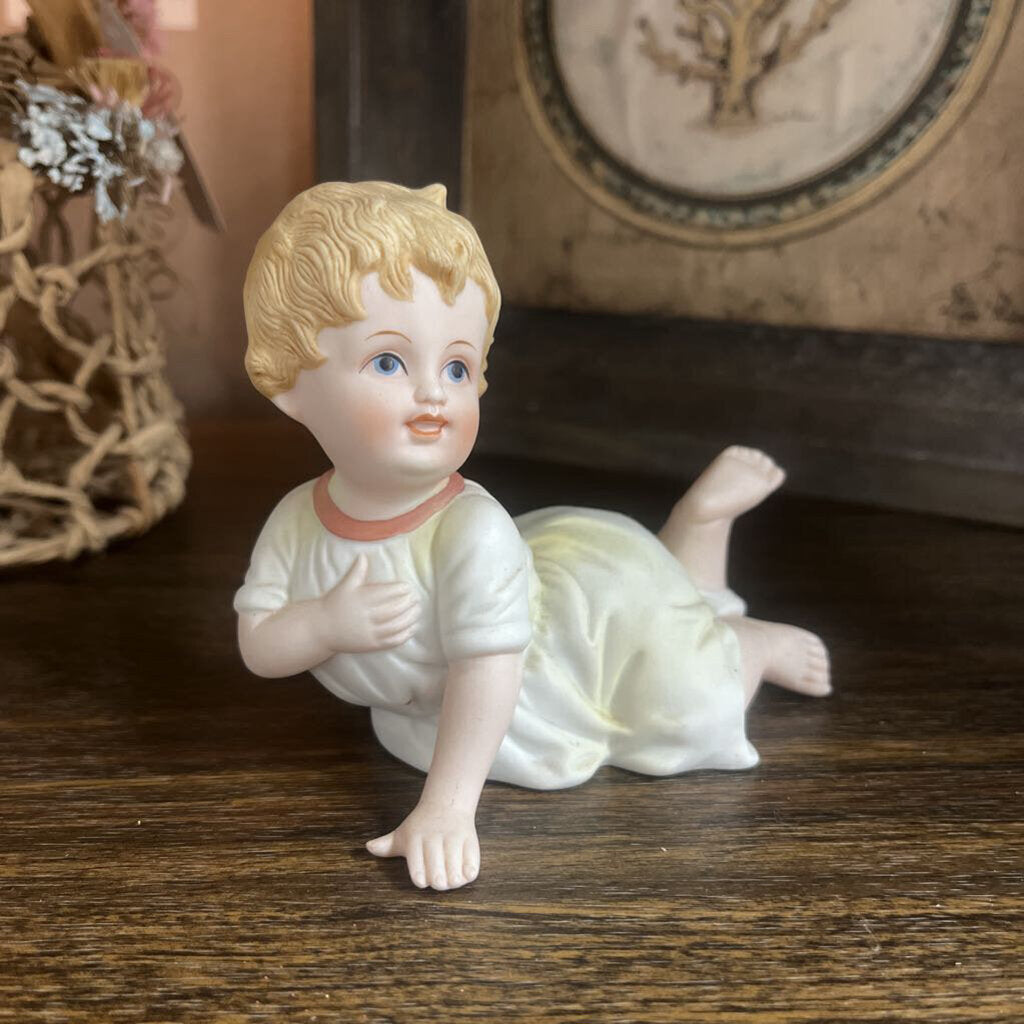 ANDREA LYING BABY FIGURINE. RARE FIND
