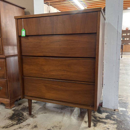 4 Drawer Mid Century Chest of Drawers AS IS