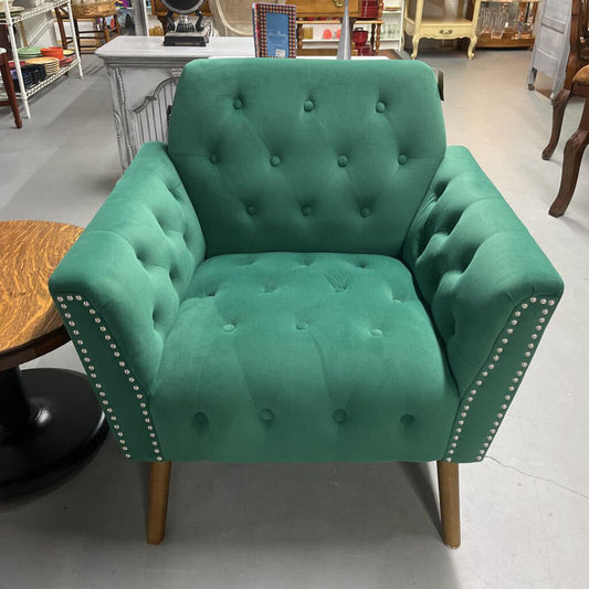 EMERALD GREEN ACCENT CHAIR