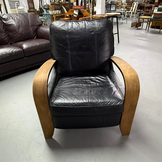 Laz Boy Black Leather Recliner