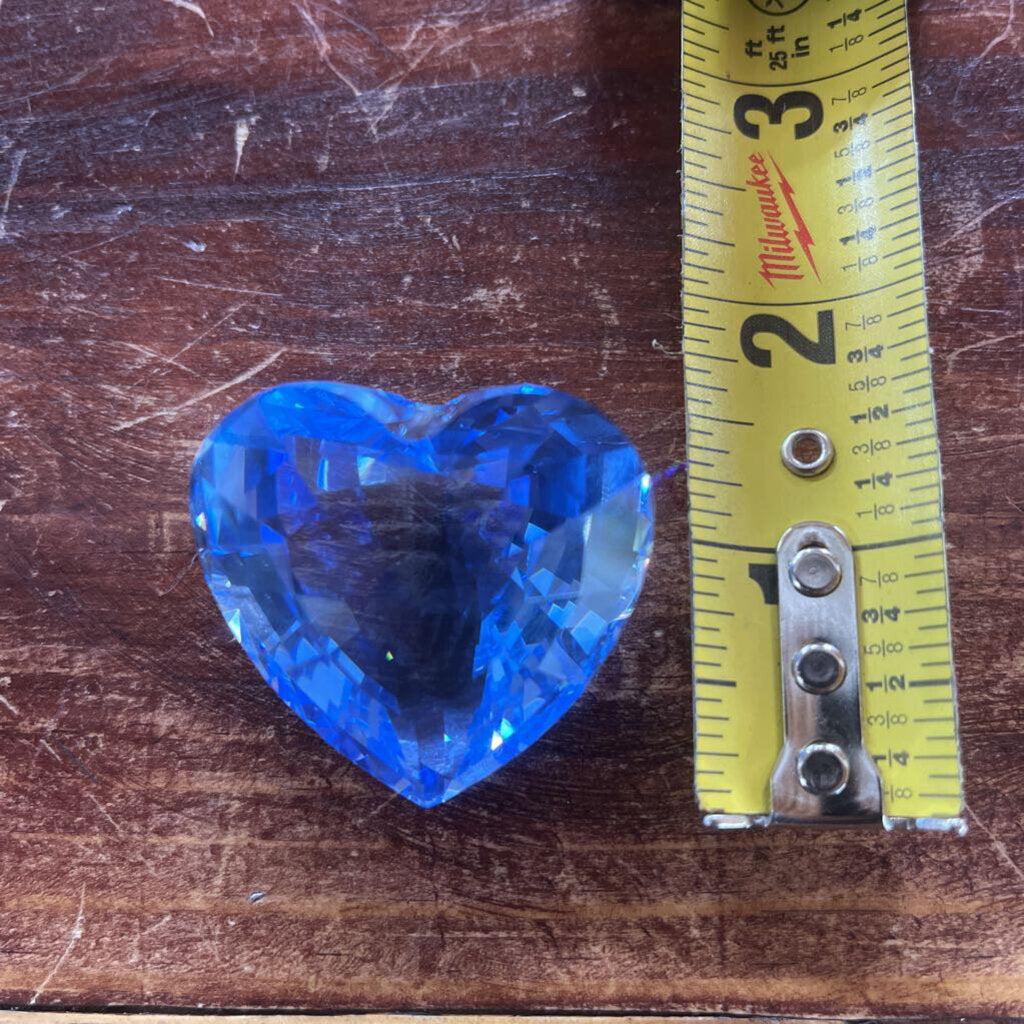 SWAROVSKI BLUE CRYSTAL HEART (1998)