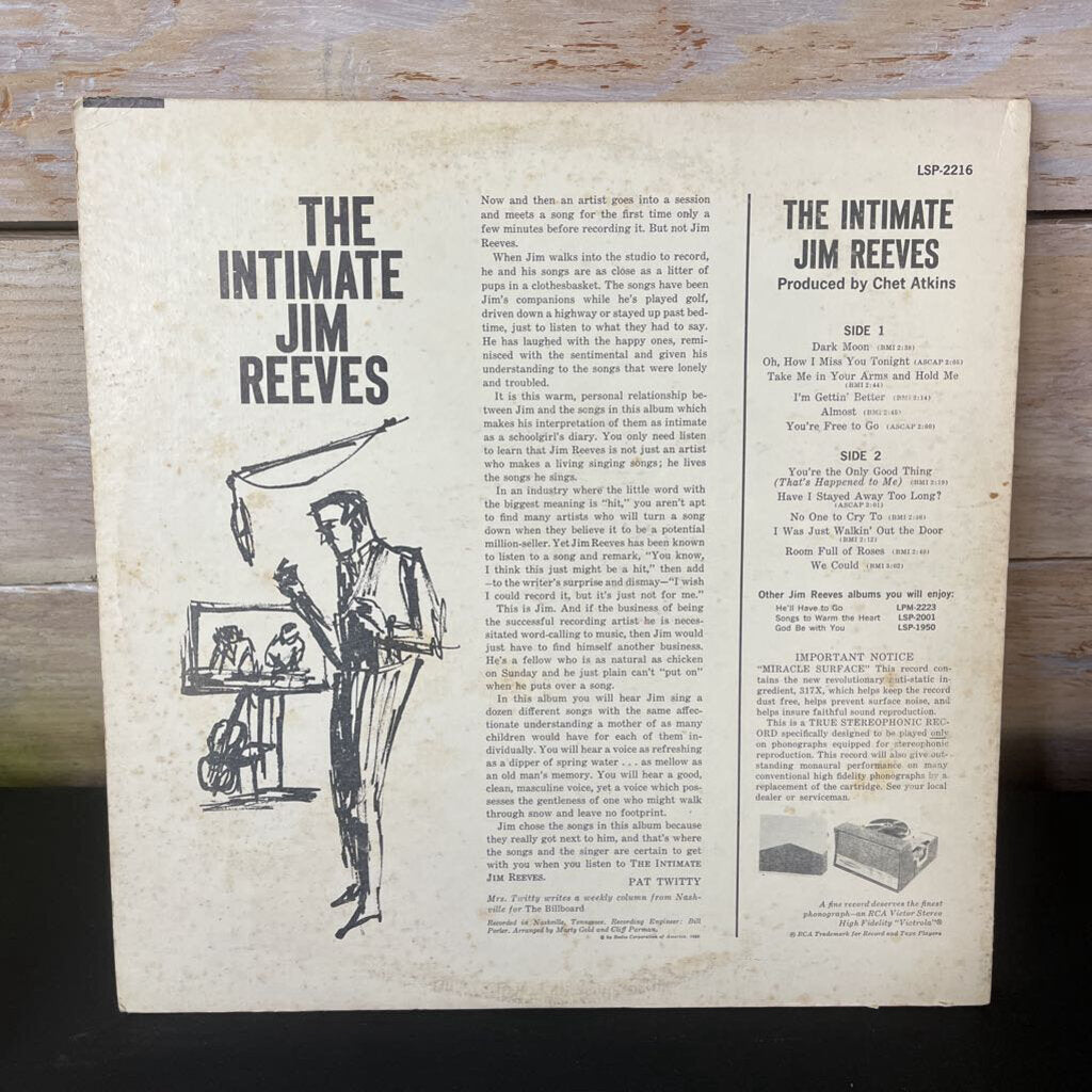 Jim Reeves - The Intimate Jim Reeves