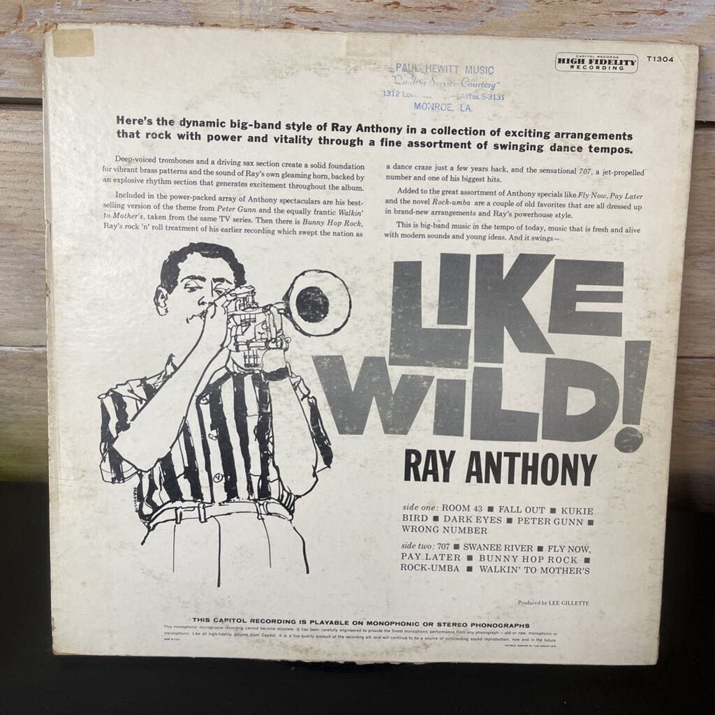 Ray Anthony - Like Wild!