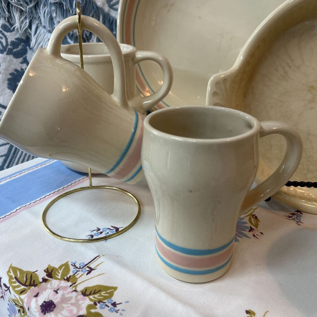 Vintage McCoy Pottery Soda Mug -set of 2