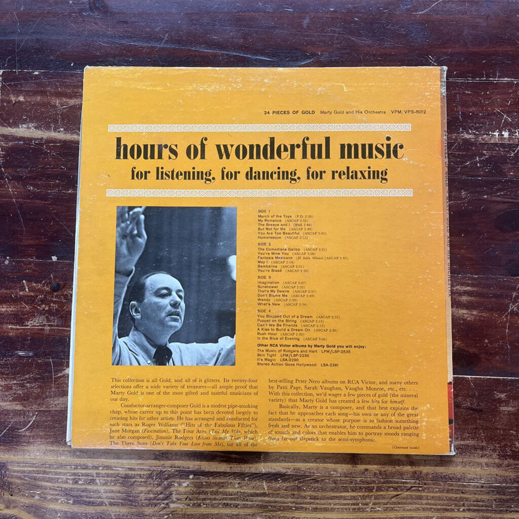 Marty Gold And His Orchestra - 24 Pieces Of Gold
