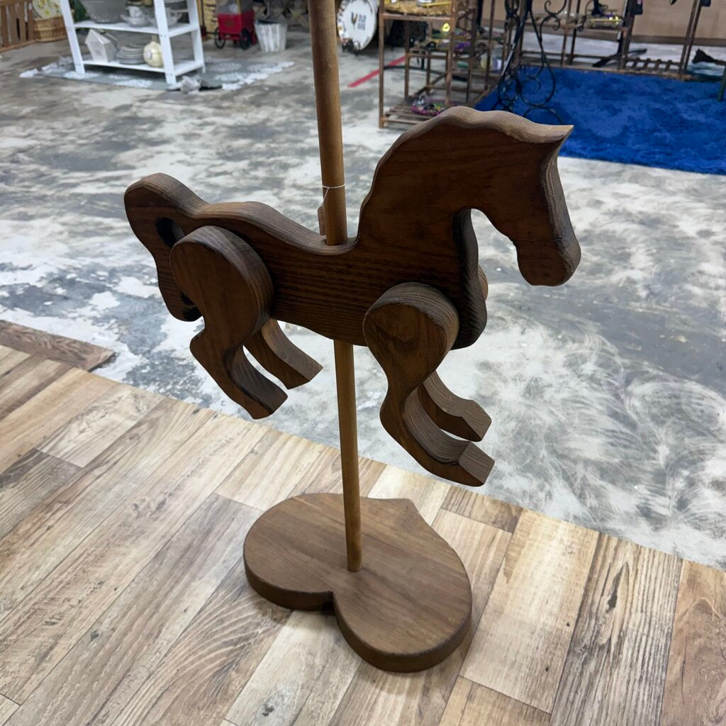 Wood Carousel Horse