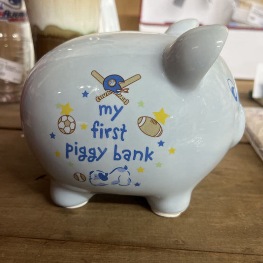 Boy's 1st Piggy Bank
