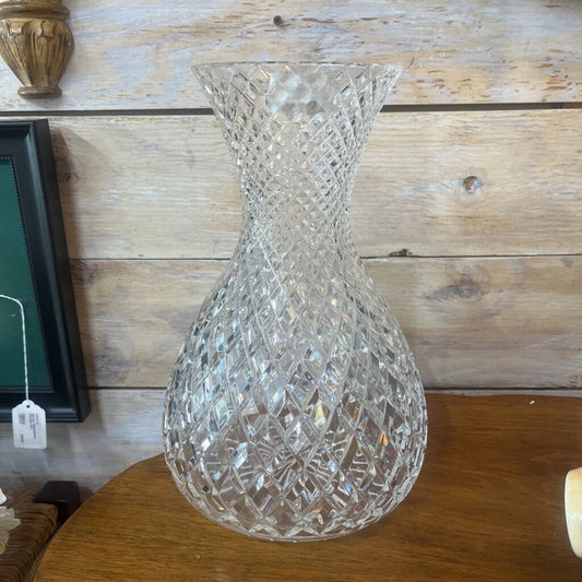 Diamond Point Countess Bouquet Crystal Vase