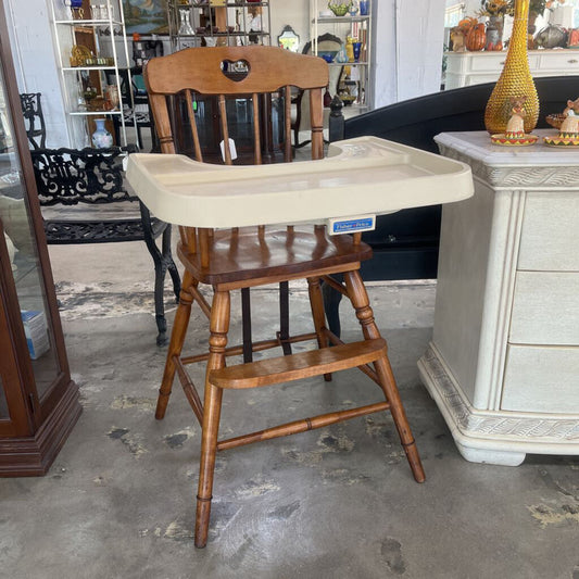 Vintage Wood Fisher Price High Chair
