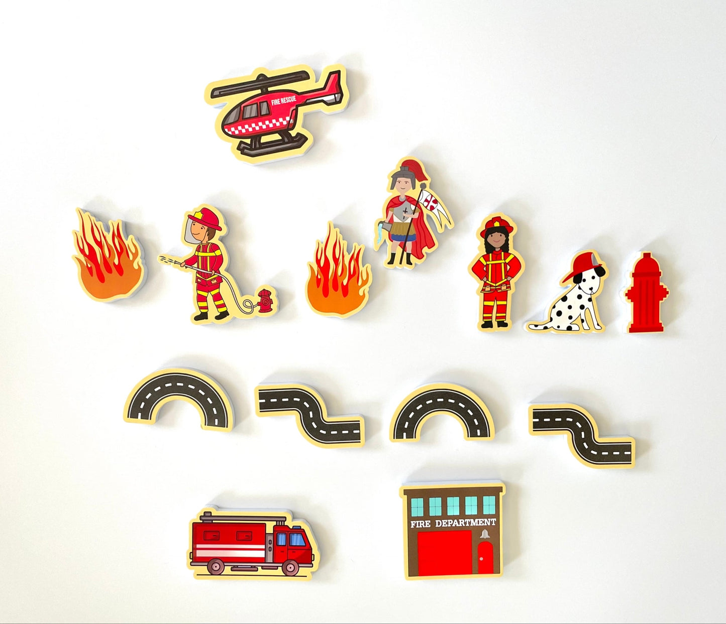 ST. FLORIAN'S FIREFIGHTER BATH TOY SET