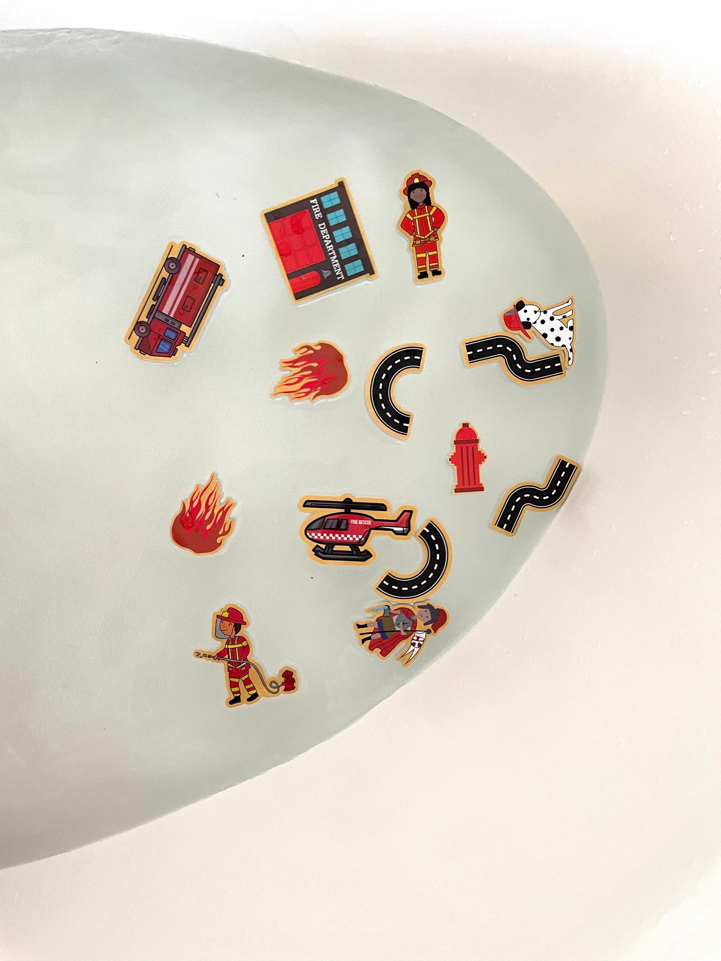 ST. FLORIAN'S FIREFIGHTER BATH TOY SET