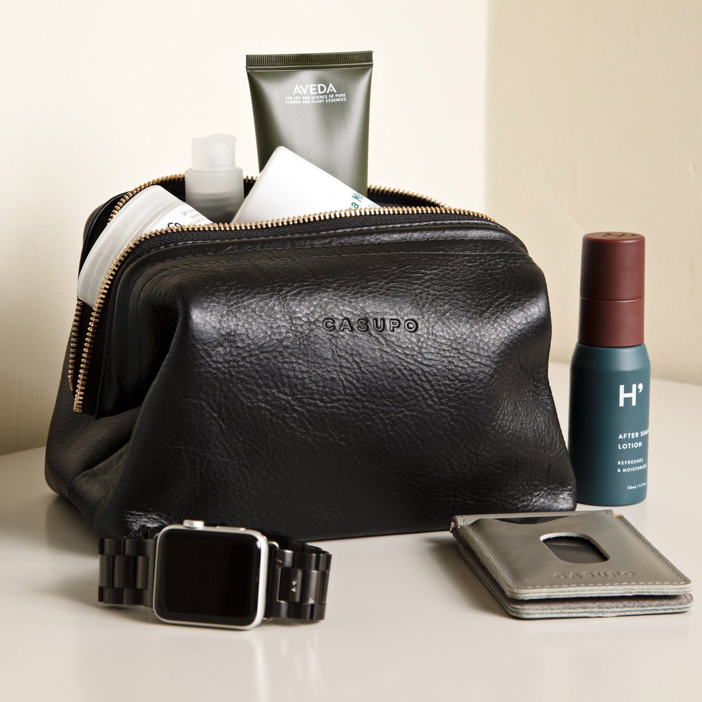 TOILETRY TRAVEL BAG - BLACK