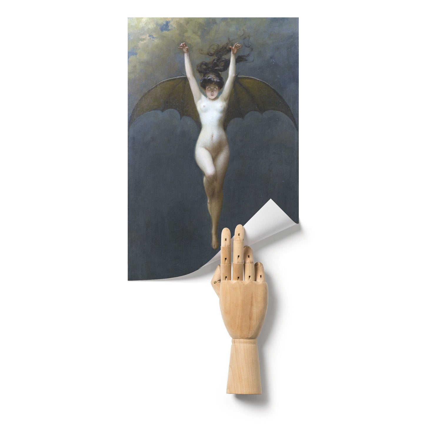 THE BAT WOMAN BY ALBERT JOSEPH PÉNOT MATTE POSTER