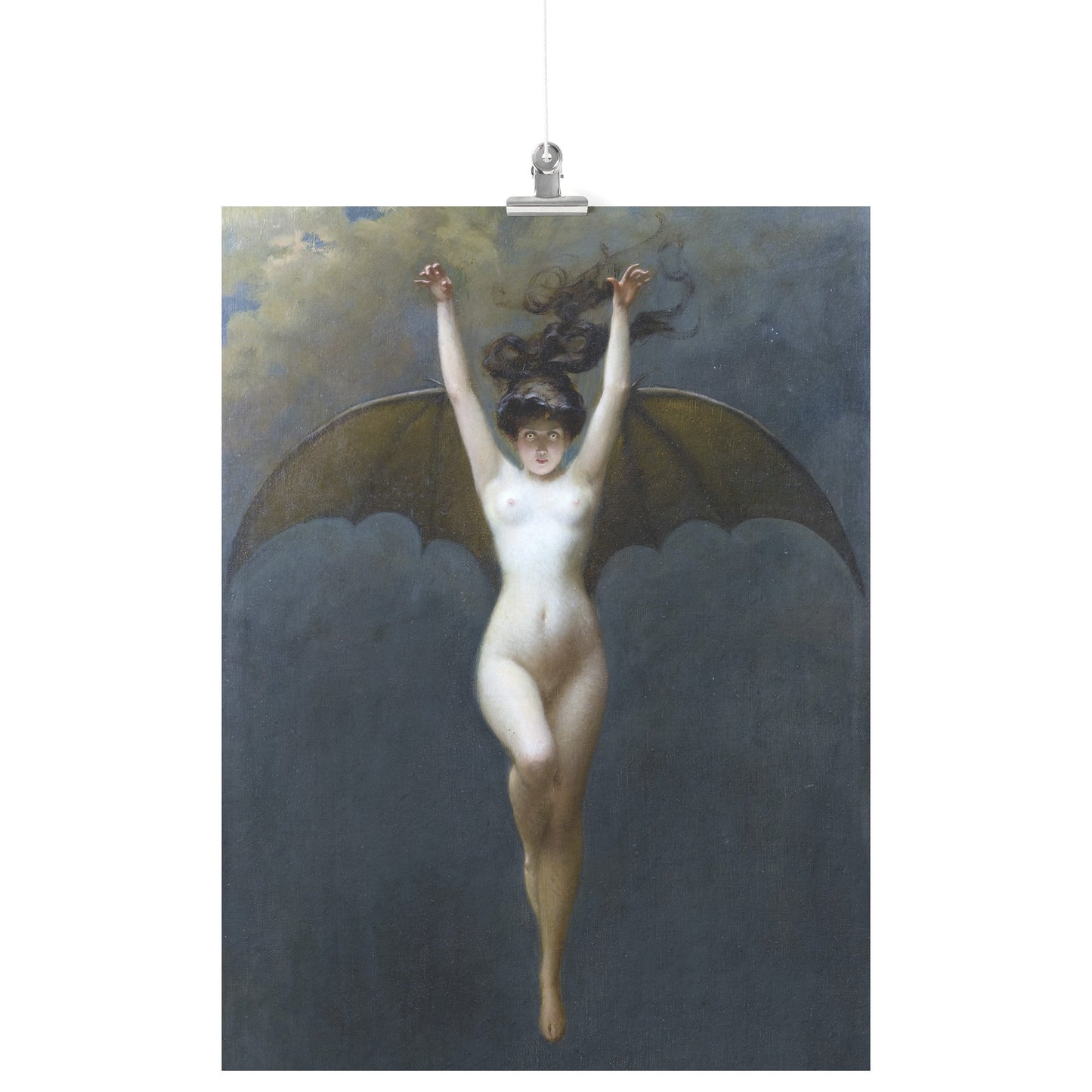 THE BAT WOMAN BY ALBERT JOSEPH PÉNOT MATTE POSTER
