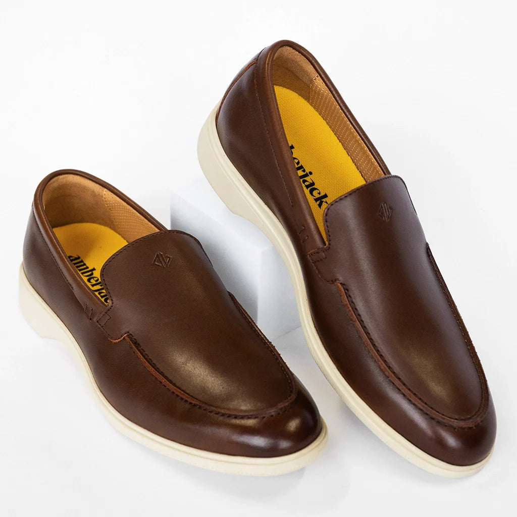 THE LOAFER (CHESTNUT & CREAM)