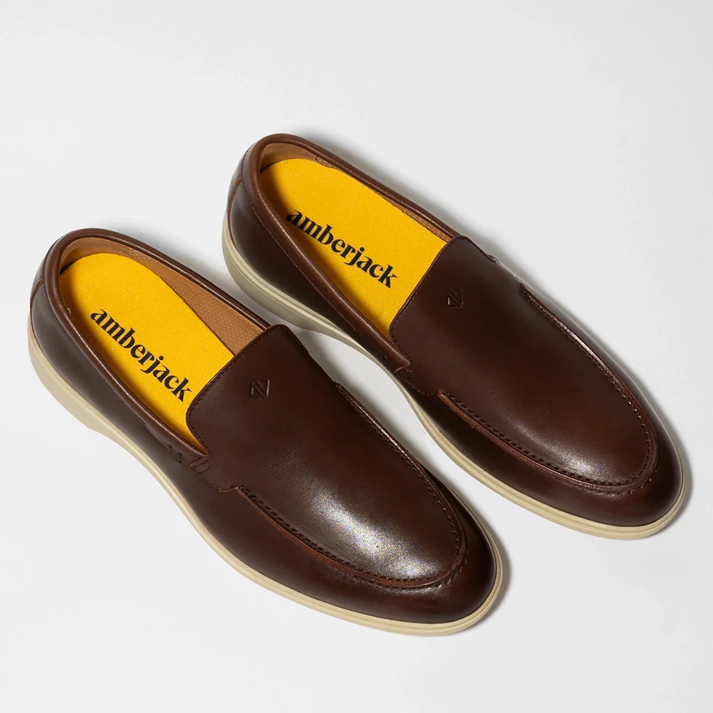 THE LOAFER (CHESTNUT & CREAM)