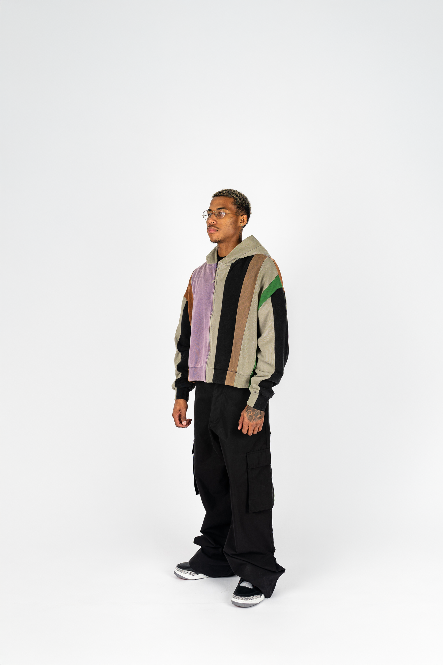 THE LABEL PANEL ZIP UP