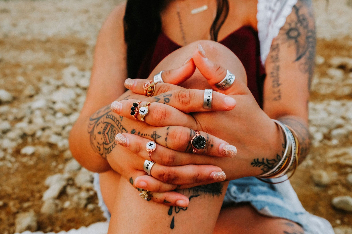 MIDDLE FINGER HEART VALENTINE'S DAY RING