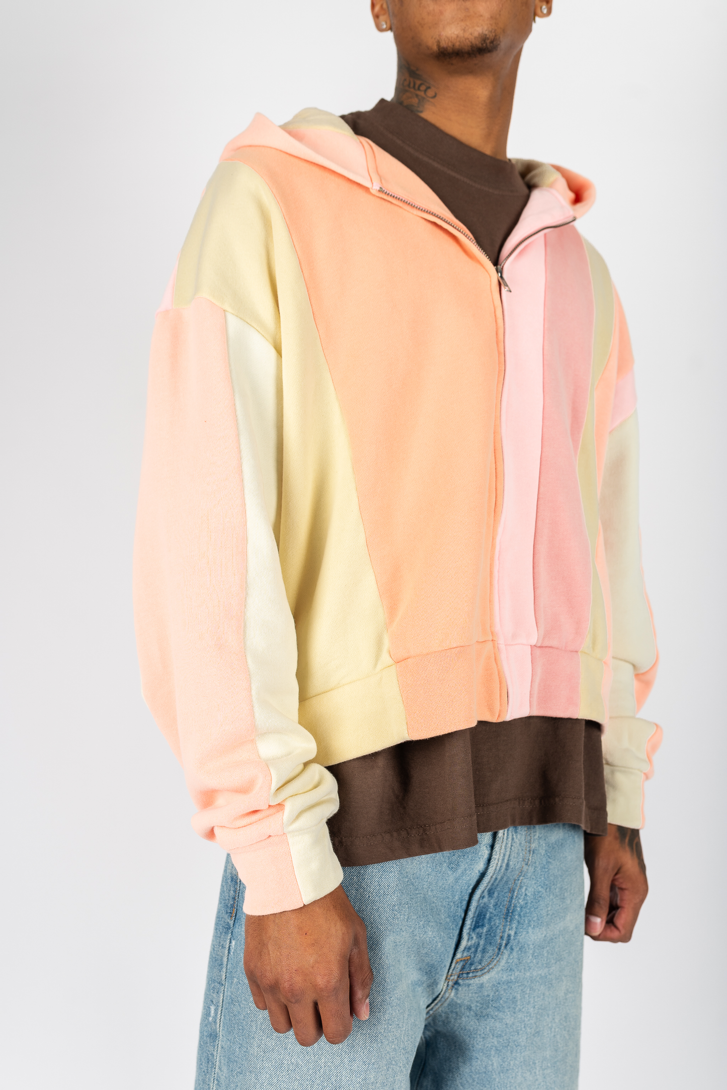 THE LABEL PANEL ZIP UP