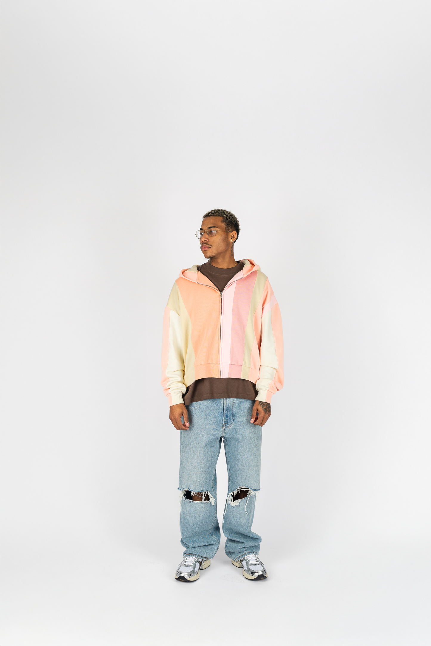 THE LABEL PANEL ZIP UP