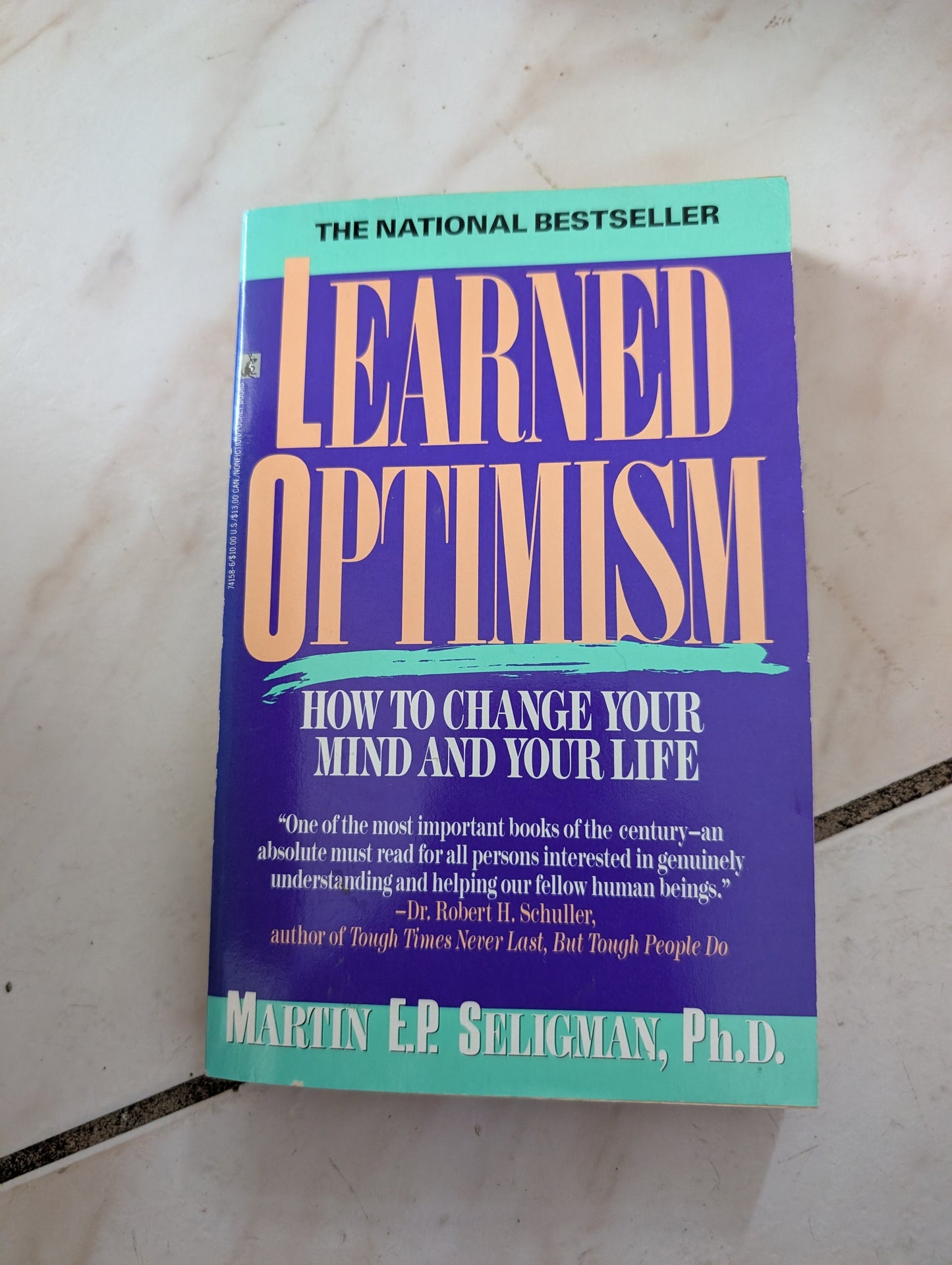 LEARNED OPTIMISM - BOOK BY MARTIN SELIGMAN