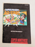 SUPER MARIO ALL-STARS VIDEO GAME INSTRUCTION BOOKLET SUPER NINTENDO