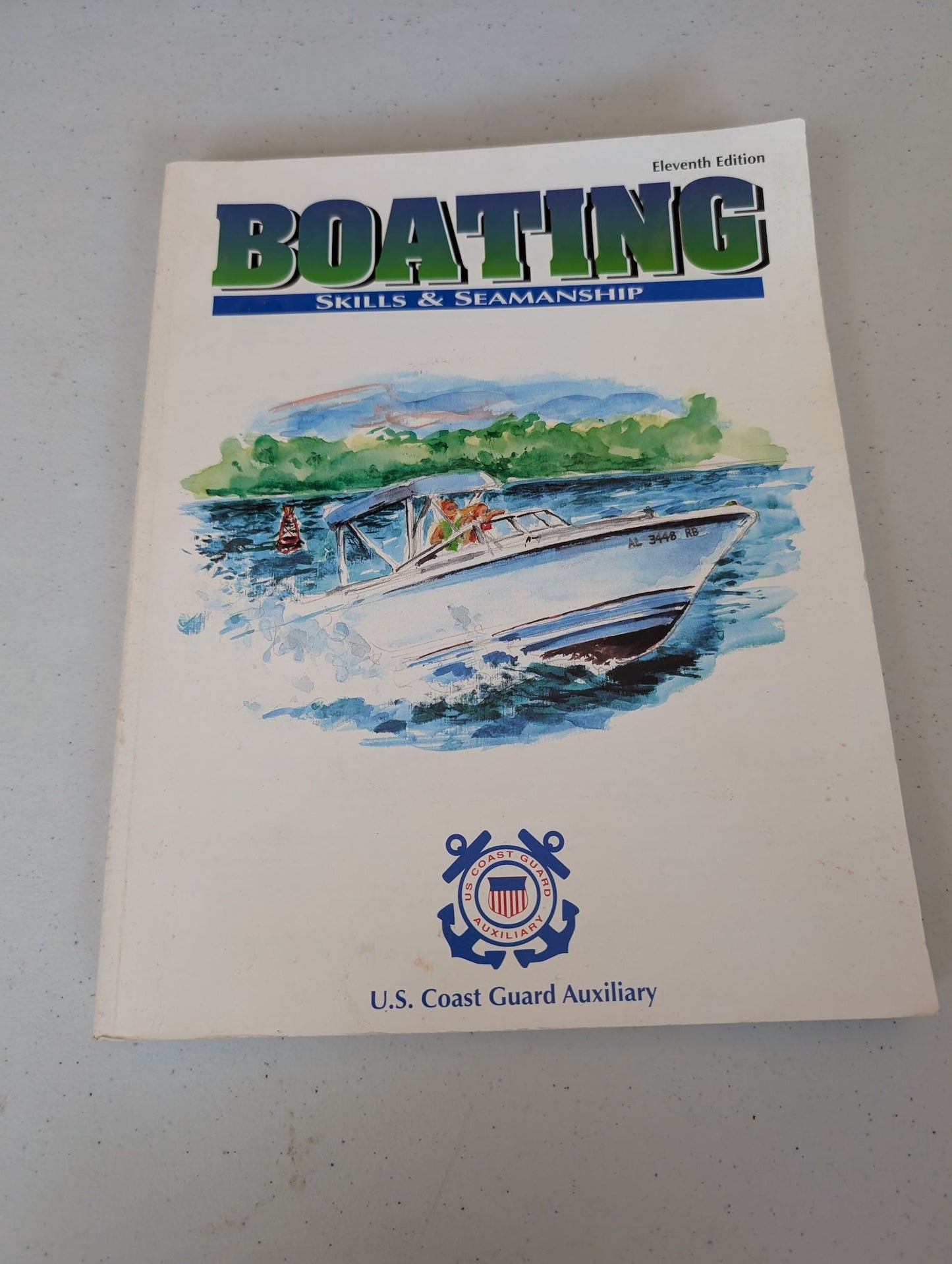 U.S.COAST GUARD AUXILIARY BOATING SKILLS & SEAMANSHIP 1995 BOOK