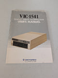 COMMODORE VIC-1541 SINGLE DRIVE FLOPPY DISK USER'S MANUAL
