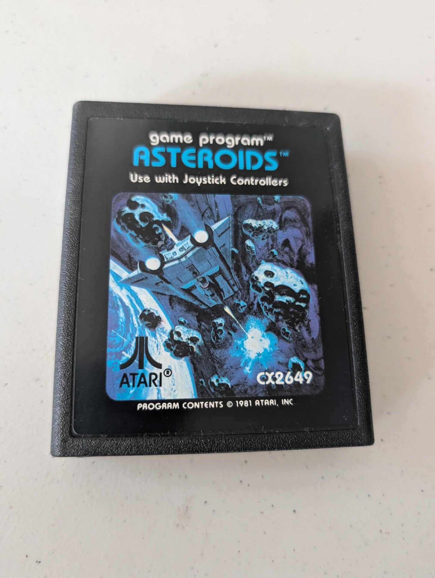 Asteroids Original Atari Game Cartridge