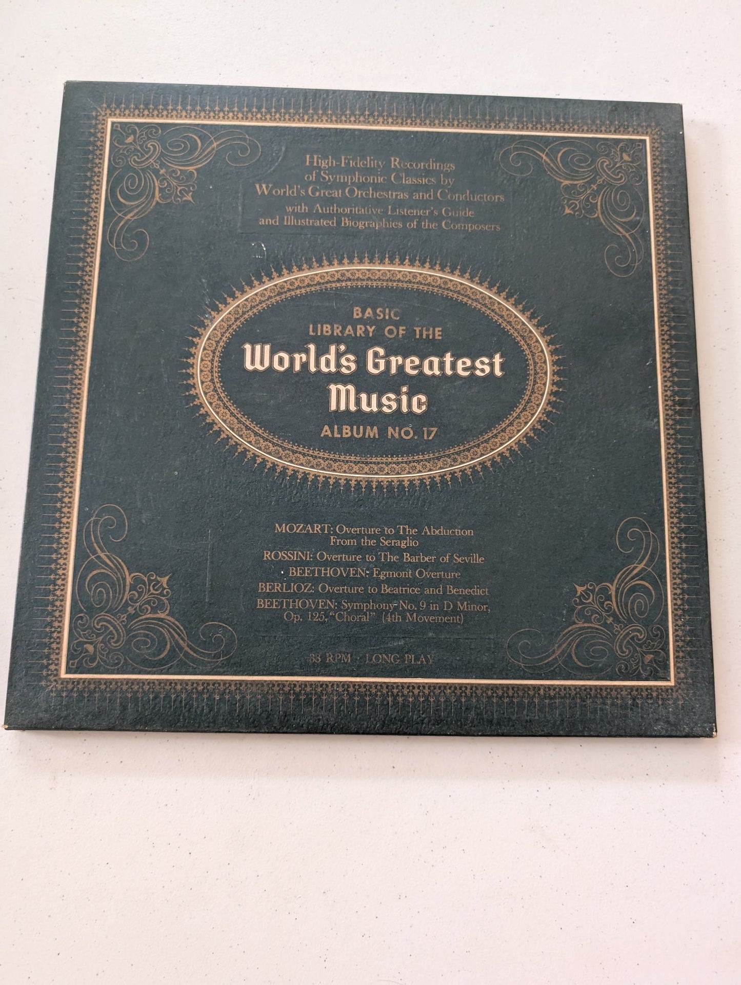 BASIC LIBRARY OF THE WORLDS GREATEST MUSIC ALBUM NO. 17 (VINYL RECORD LP ALBUM)