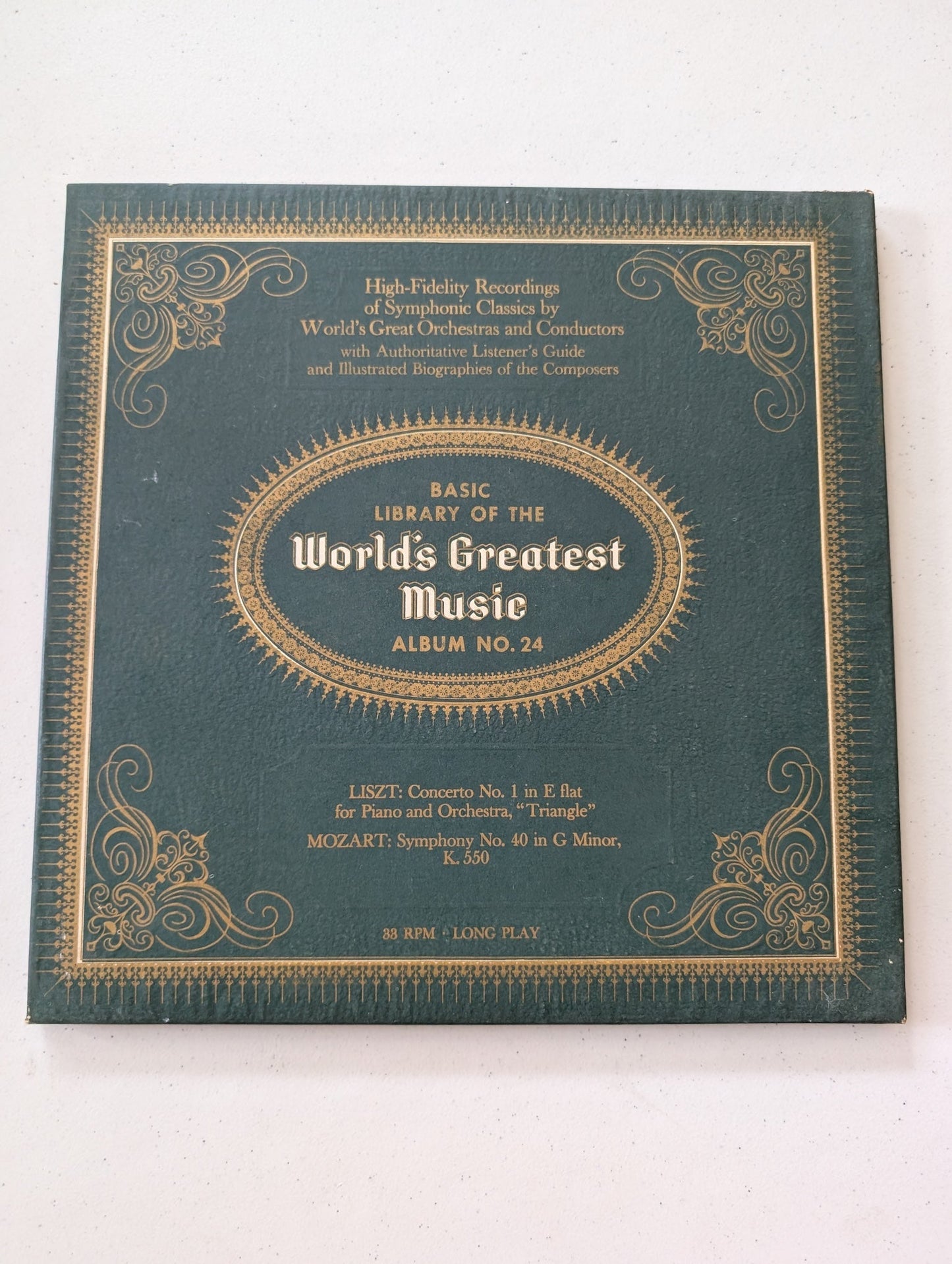 Basic Library of the Worlds Greatest Music Album No. 24 (Vinyl Record LP Album)