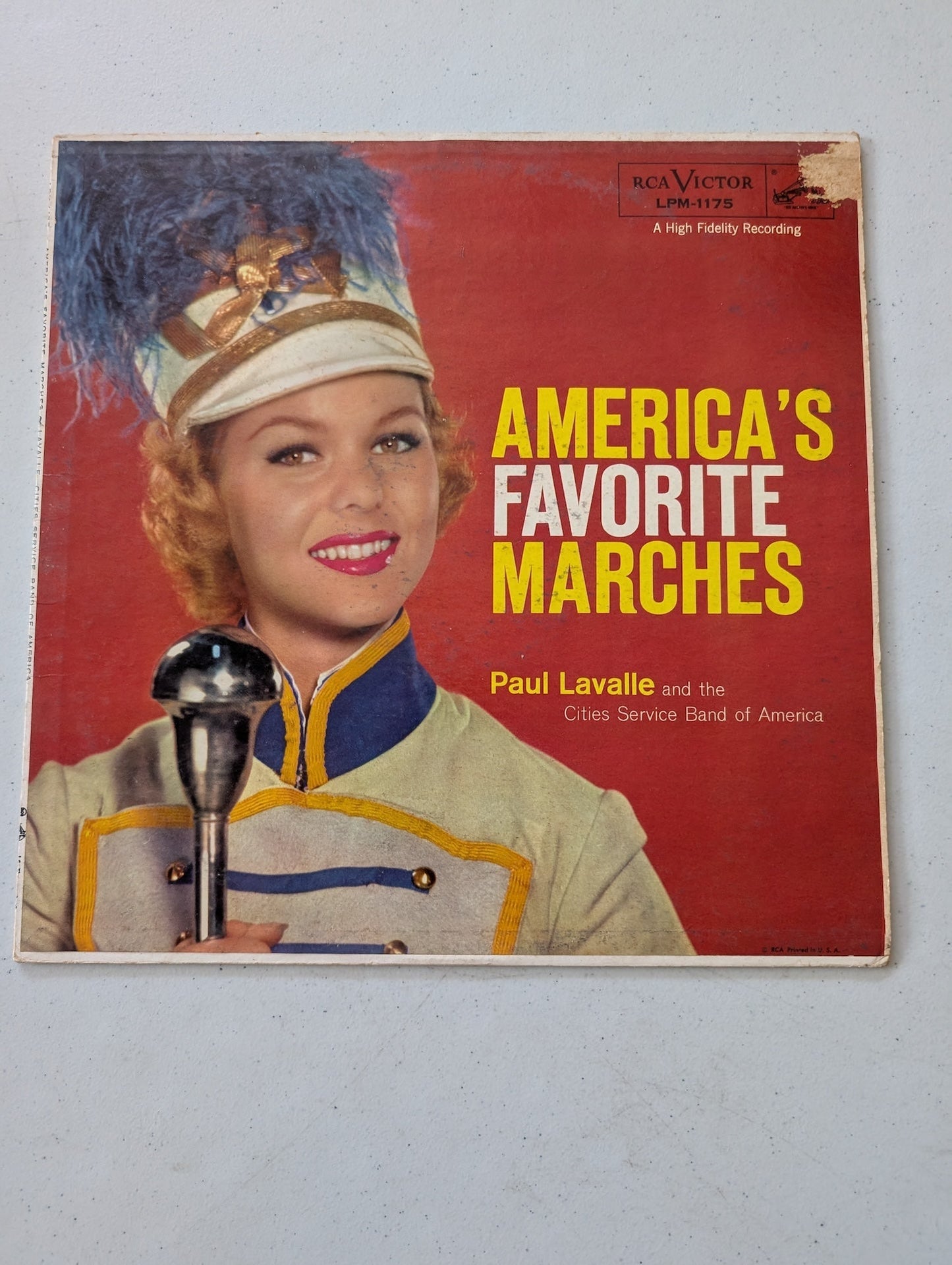 PAUL LAVALLE - AMERICAS FAVORITE MARCHES - RCA VICTOR (VINTAGE COVER ONLY)