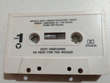 OZZY OSBOURNE NO REST FOR THE WICKED (CASSETTE ONLY, 1988 EPIC - ZT44245)