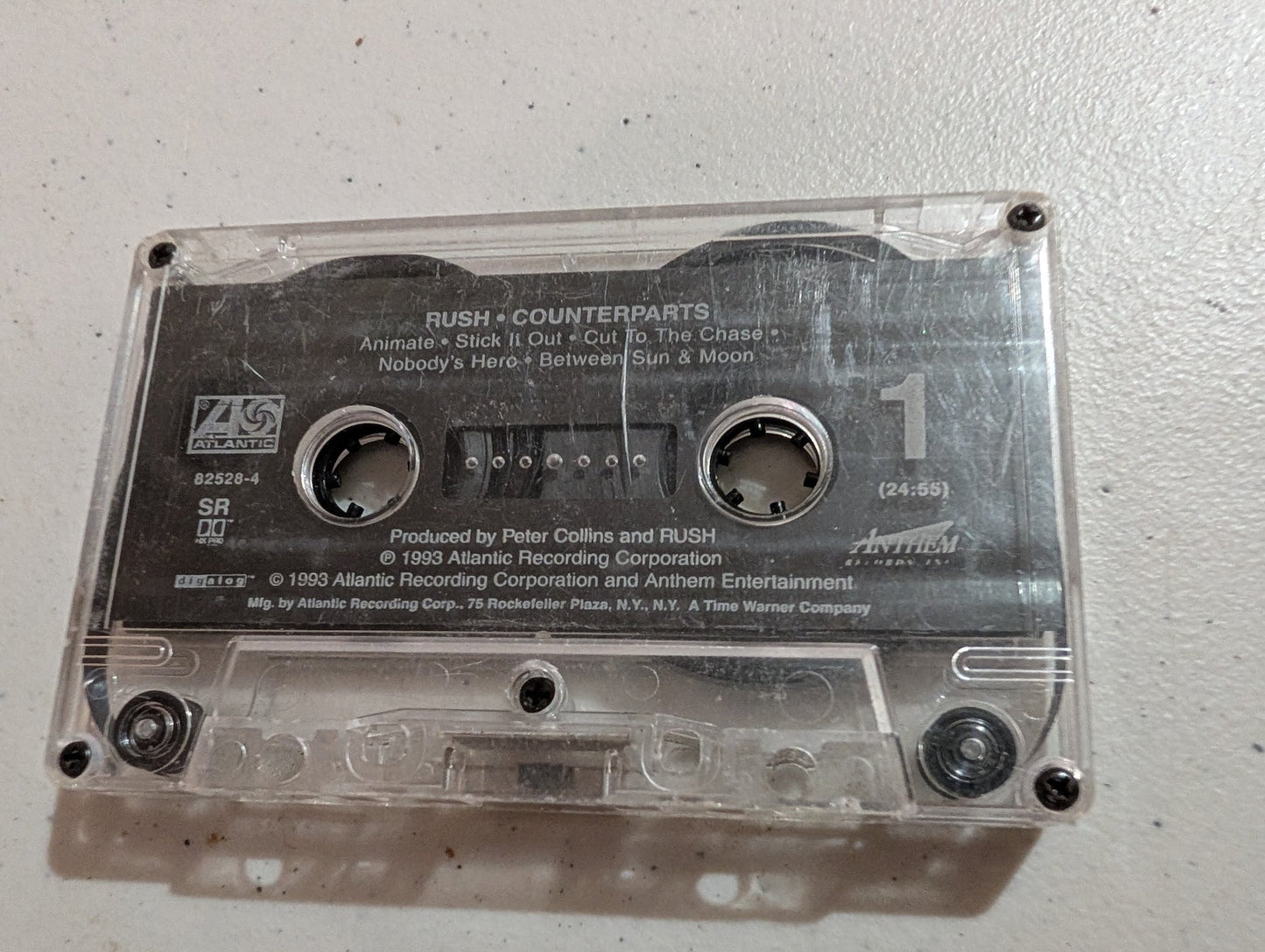 RUSH COUNTERPARTS CASSETTE ONLY (ATLANTIC 1993) PROGRESSIVE ROCK