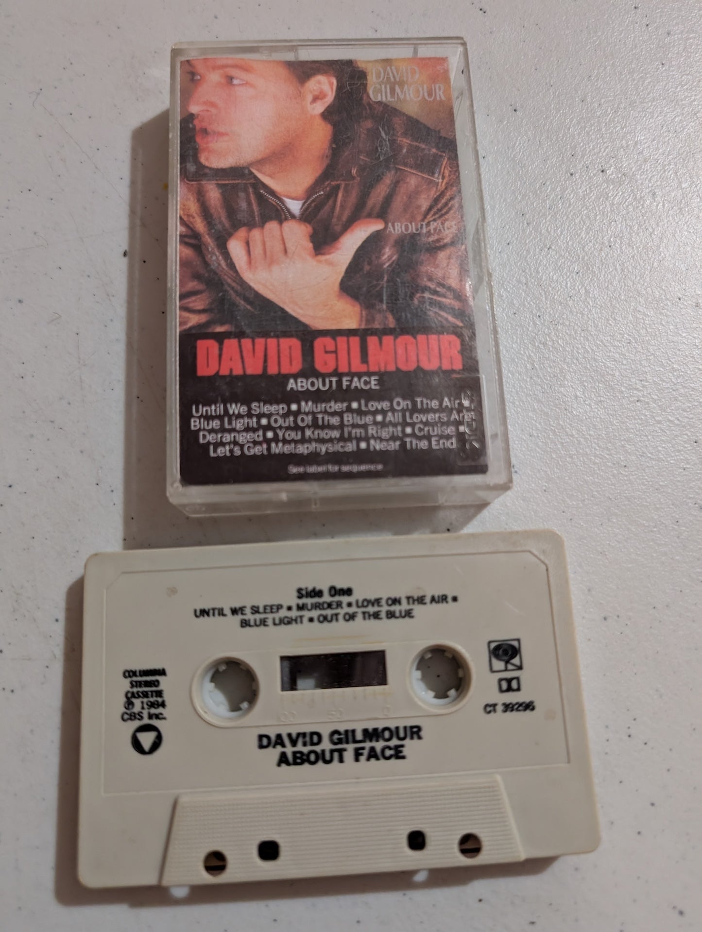 David Gilmour About Face Cassette Tape 1984 Columbia