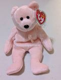 Awareness the Bear - Ty Beanie Baby (Pink, 2003, Plush Toy, MWMT, Stuffed Animal, Vintage, Retired, Plushie)