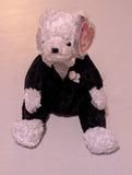 Groom the Bear - Ty Beanie Baby (Black, White, 2002, Vintage, MWMT, Plush, Toy, Stuffed Animal, Retired)