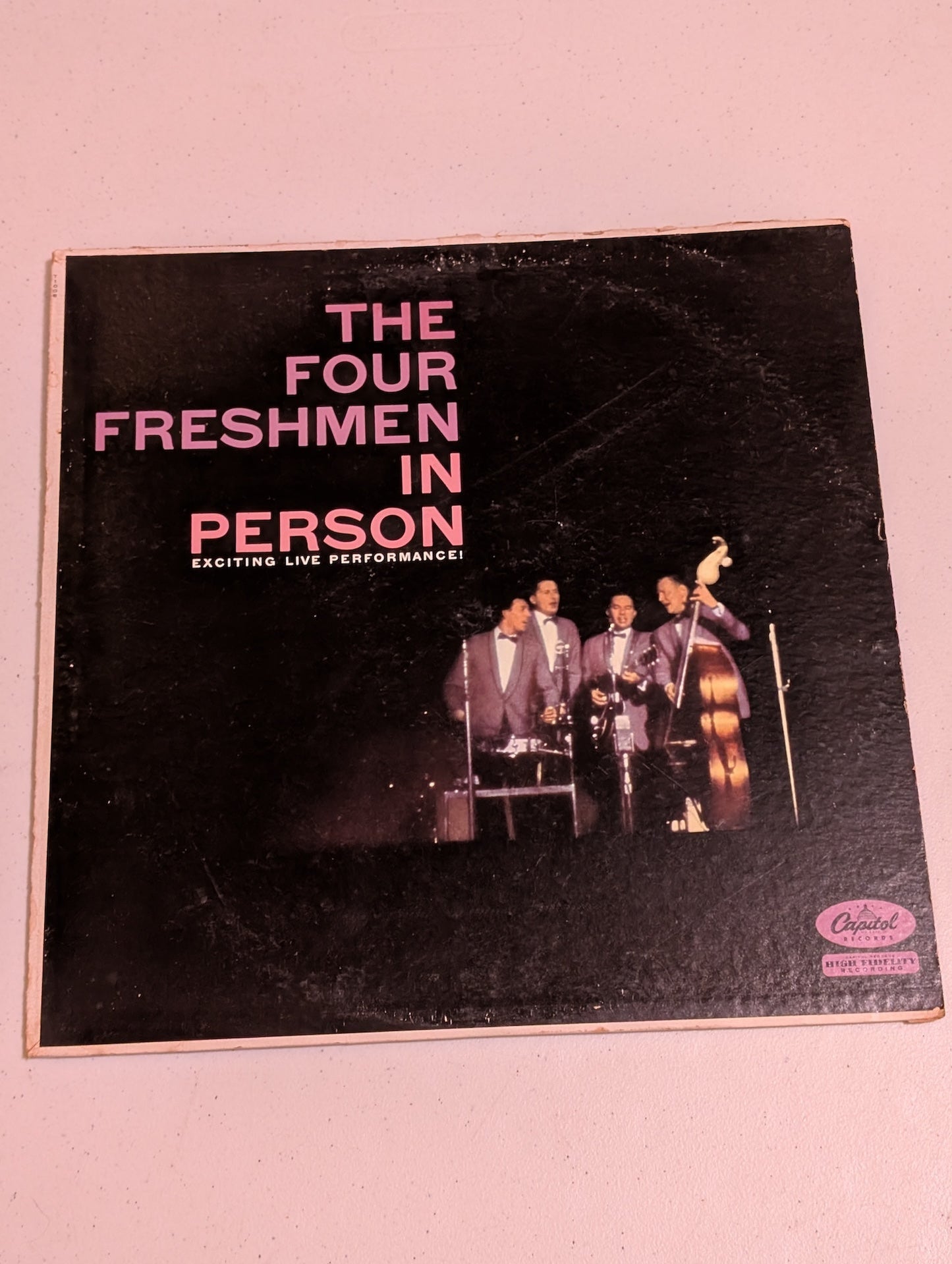 THE FOUR FRESHMEN IN PERSON - CAPITOL RECORDS T1008 - THE FOUR FRESHMEN