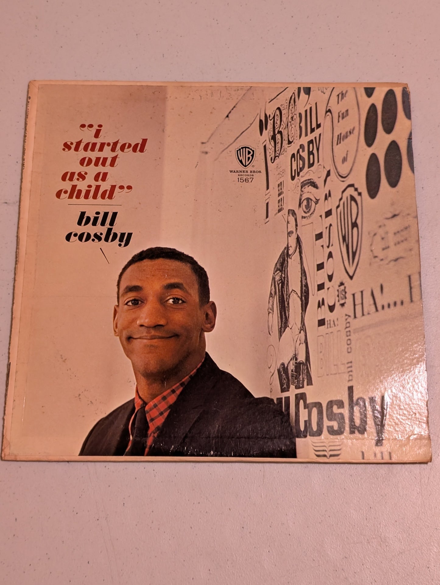 Bill Cosby: I started Out As A Child 1964 Vintage Vinyl LP Warner Bros W1567