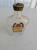 CROWN ROYAL VINTAGE SMALL / MINI LIQUOR / LIQUEUR EMPTY BOTTLES WITH LID