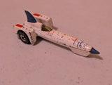 Evil Knievel Rocket Car Hot Wheels 1979 Red/White/Blue VTG Tricar X8(Vehicle, SciFi/Fantasy, Collectable, Vintage, Loose, Missing Parts/pieces, Incomplete)
