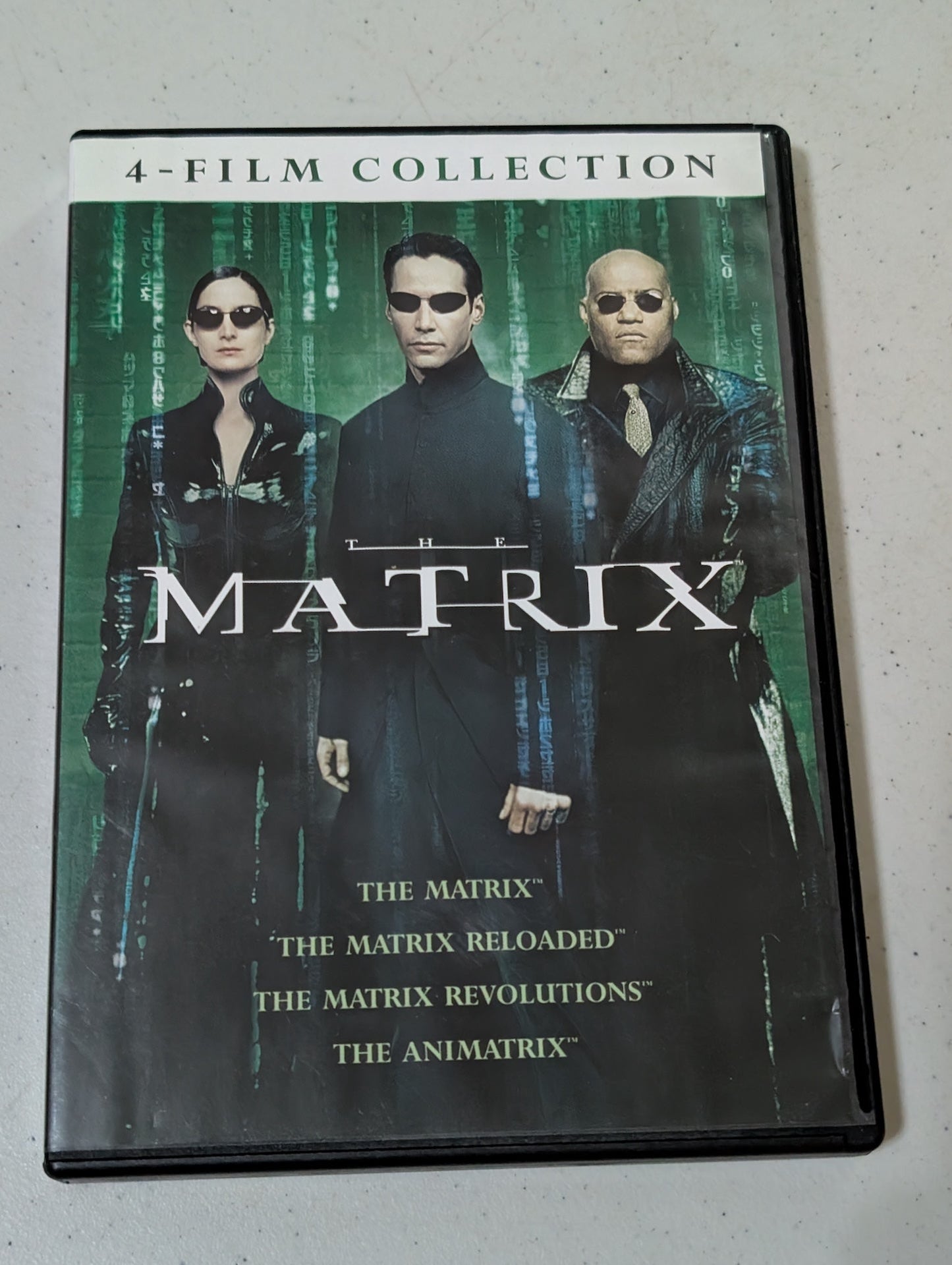 The Matrix / Reloaded / Revolutions / Animatrix (DVD 4-Film) WB Keanu Revees (movie, DVD)