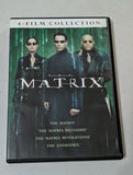 The Matrix / Reloaded / Revolutions / Animatrix (DVD 4-Film) WB Keanu Revees (movie, DVD)