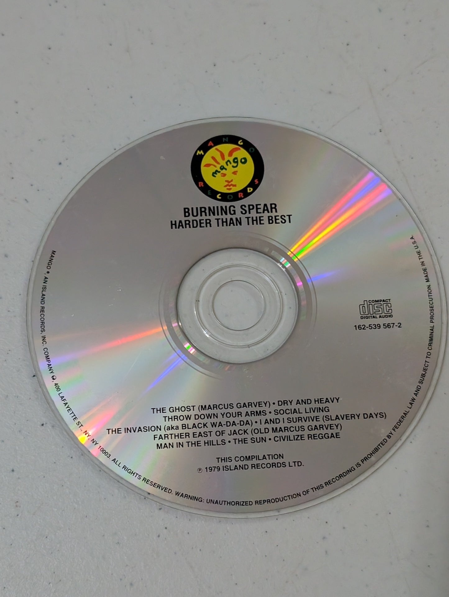 Burning Spear - Harder Than The Best (Reggae, CD, 1979)