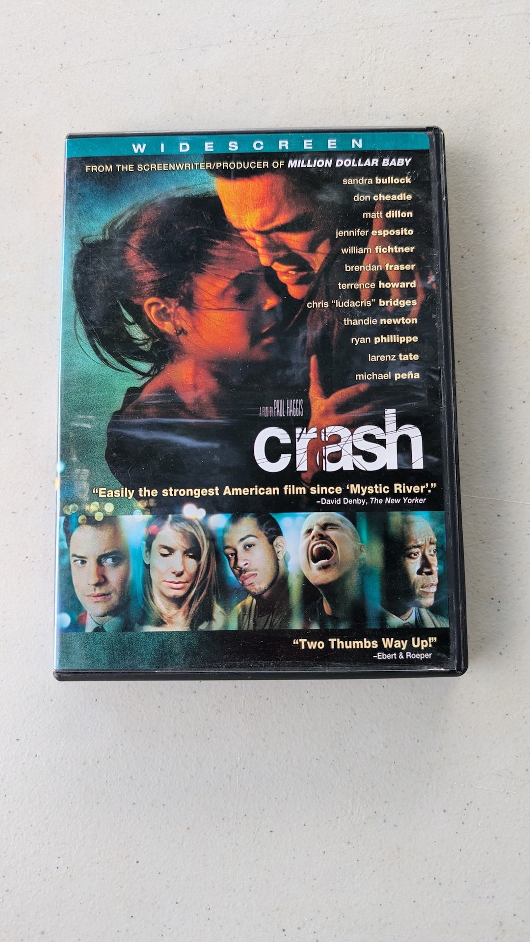 Crash (DVD, 2005) Sandra Bullock, Don Cheadle, Thandie Newton